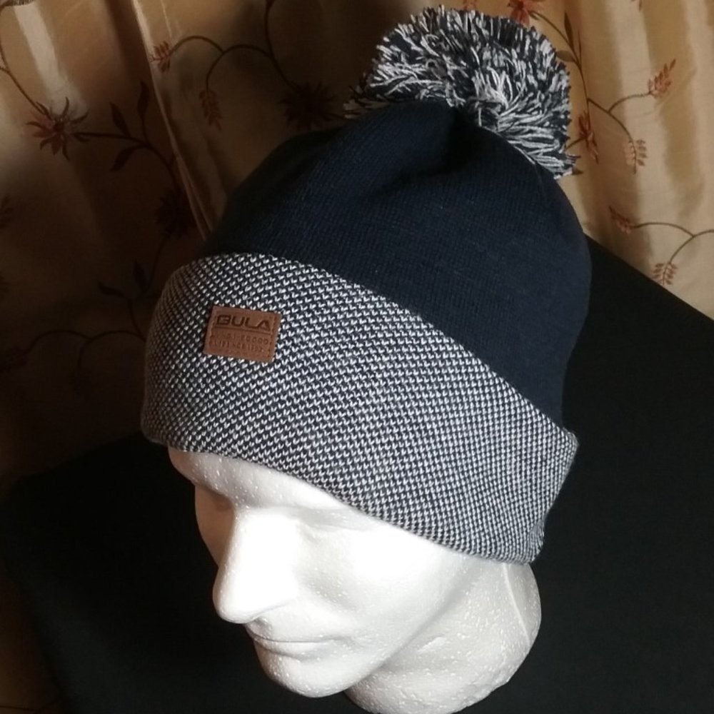 Bula Beanie Hat with Pompom Made in Canada